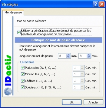  Stratégie des mots de passe